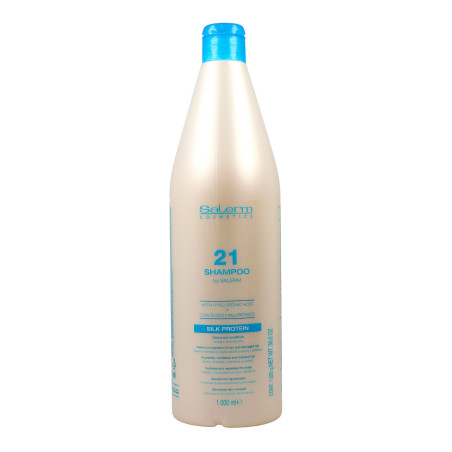 Salerm Cosmetics Champú Salerm 21 Reparación Cabellos Secos y Dañados | Nutrición y Revitalización Capilar 1000ml