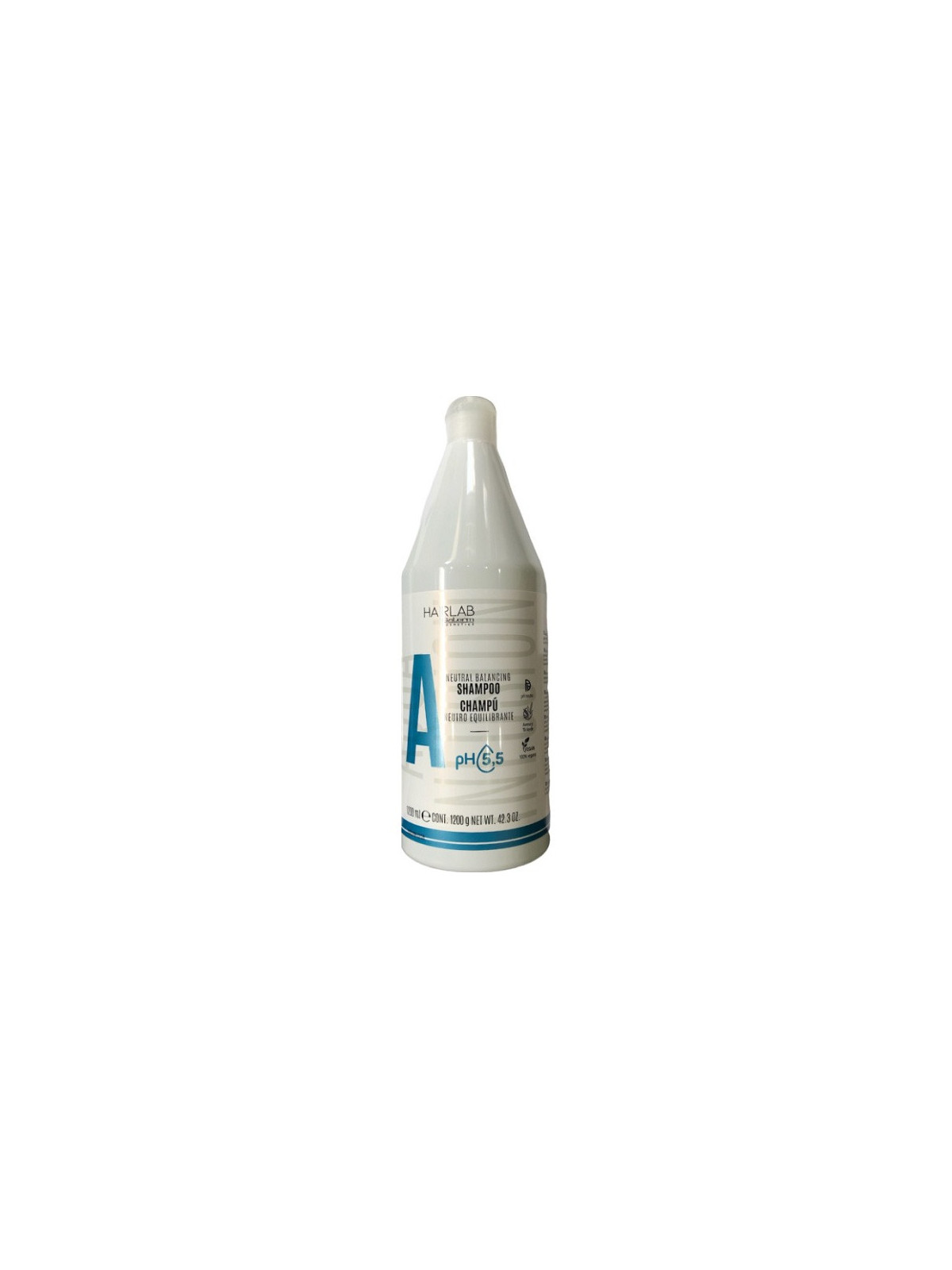 Champú Neutro Equilibrante Salerm Cosmetics 1200ml - Hidrata y Cuida el Cabello - Ph Neutro - 100% Vegano