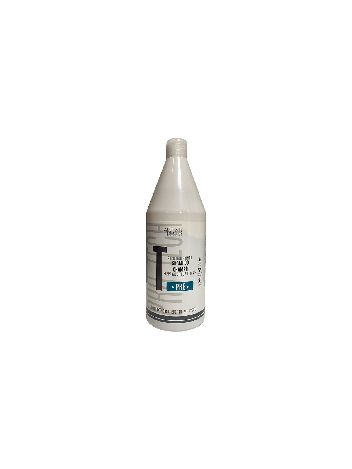 Salerm Cosmetics Champú Preparador Purificante 1200 Ml - Sin Parabenos y Vegano - Limpieza Profunda